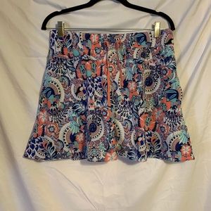 Paisley print skort